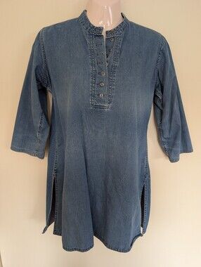 Vintage Westside Denim Chambray Tunic Top